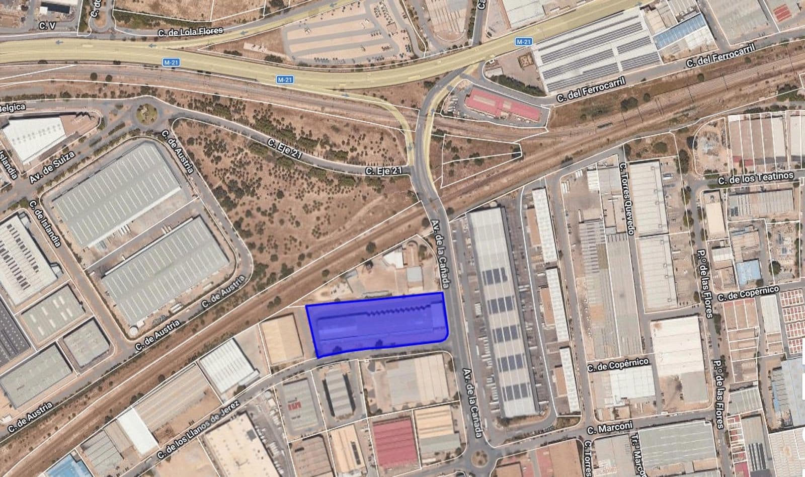 Suelo industrial en Coslada
