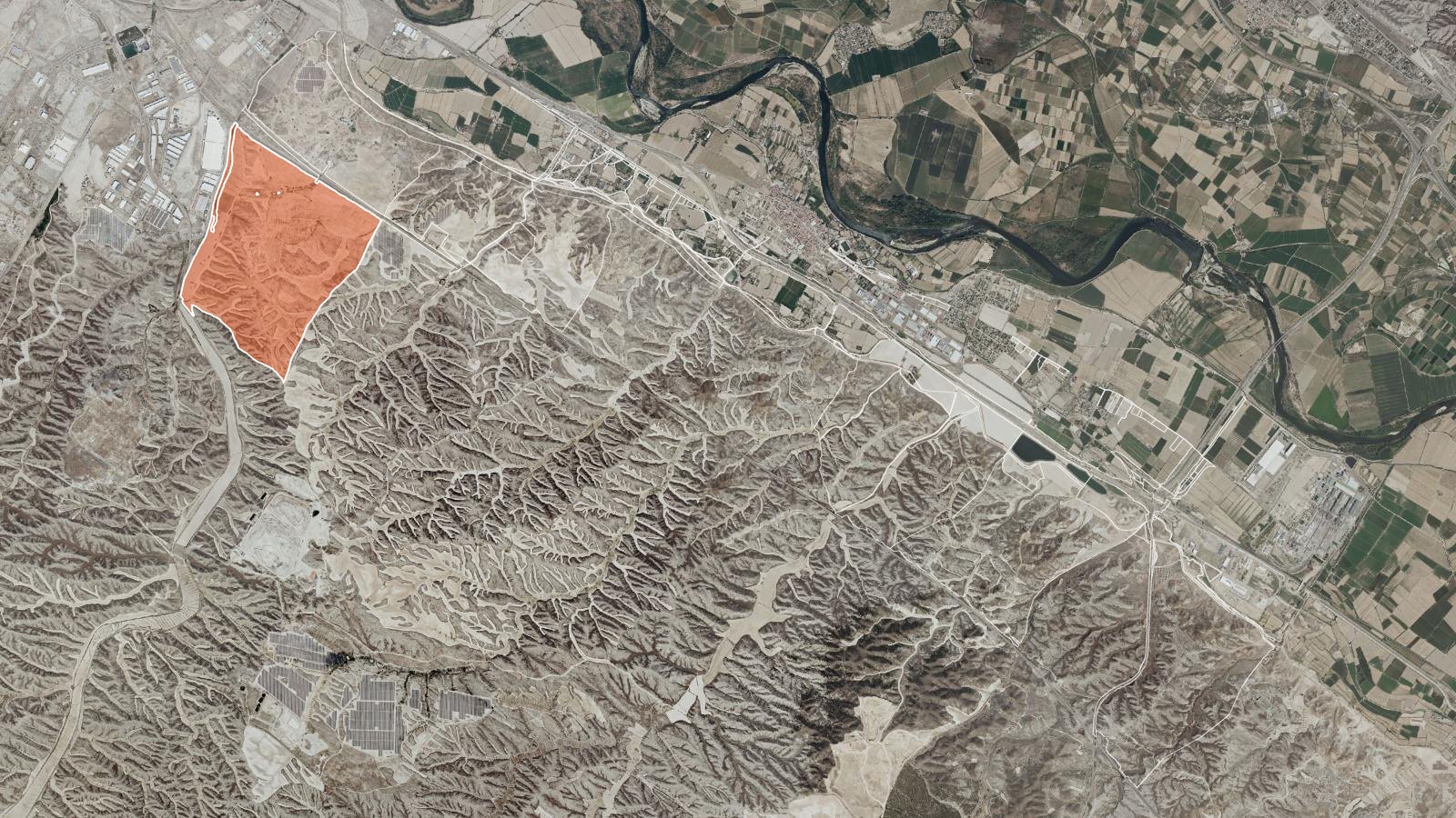 AWS en Zaragoza-La Cartuja: nueva aprobación inicial de la parcela 'Acampo del Marqués' y su fibra a El Burgo de Ebro: 128,5 ha