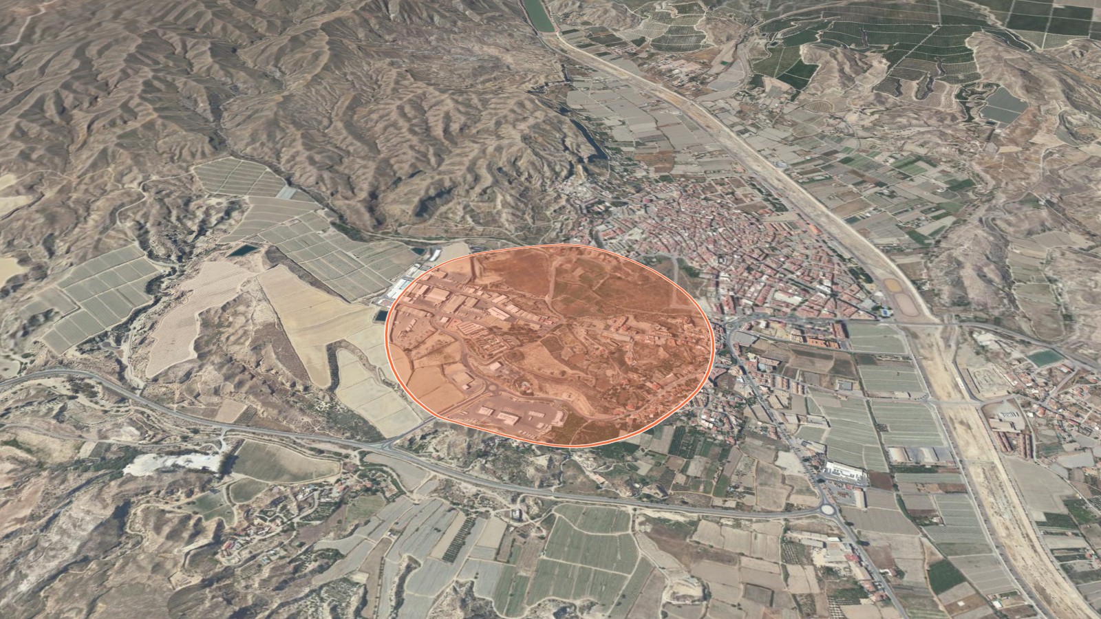 Polígono Valle del Almanzora, en Cuevas del Almanzora (Almería): un promotor privado plantea ampliarlo con el sector Olla Mula, 244.199 m²