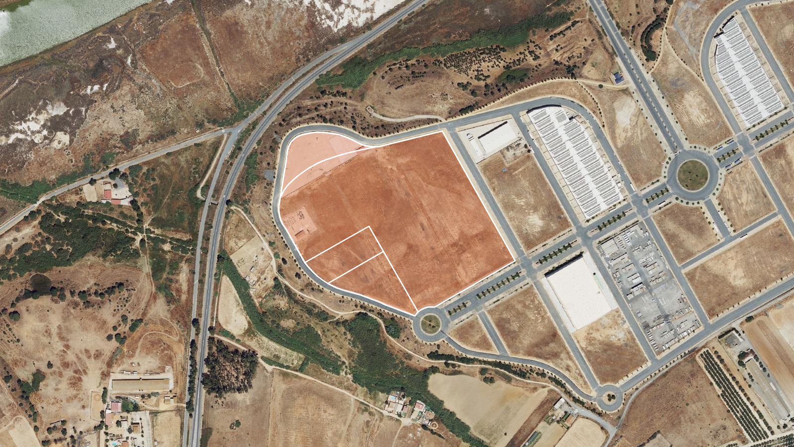 Moguer reordena la manzana grande del Polígono Industrial 'La Jara': 97.318 m² de suelo industrial en Huelva